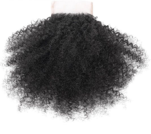 Afro Kinky Curly Brazilian 4x4 Lace Closure